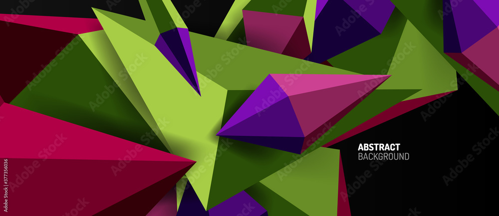 3d low poly abstract shape background vector illustration 3d low poly abstract shape background vector illustration