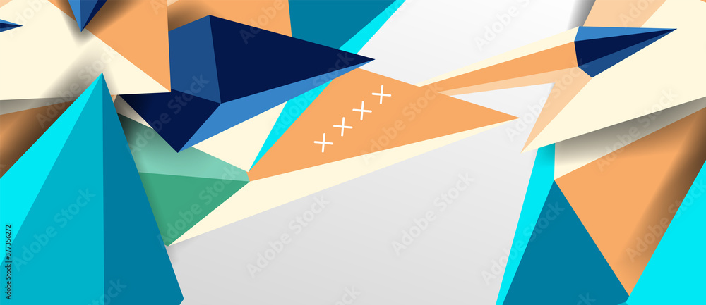 3d low poly abstract shape background vector illustration 3d low poly abstract shape background vector illustration