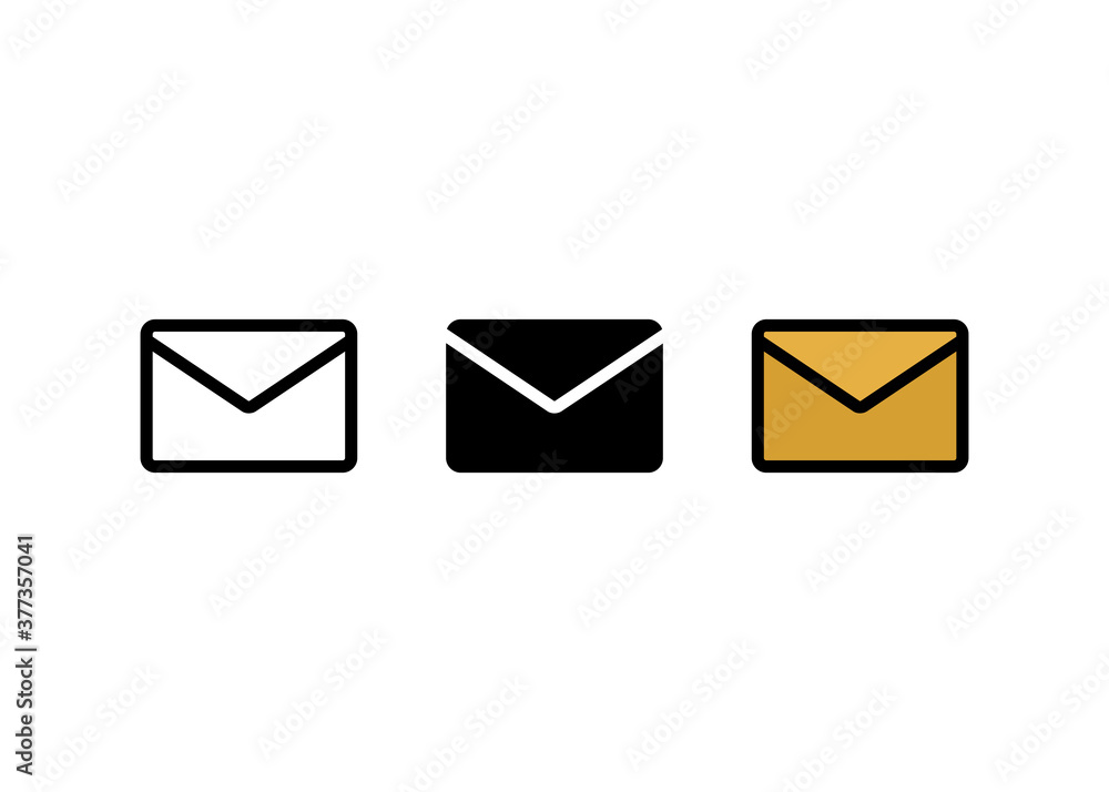 Mail Icon set, Envelope Icon Vector Mail Icon set, Envelope Icon Vector