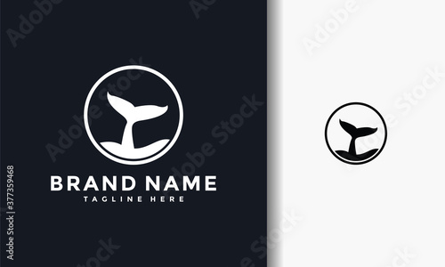 circle tail whale logo