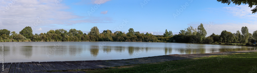 Nouvelle-Aquitaine - Charente-Maritime - Aigrefeuille - Lac de Frace - Panorama