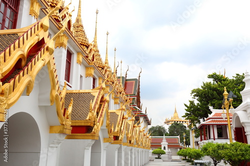 Loha Prasat Wat Ratchanaddaram Bangkok Beautiful architecture of Thailand photo
