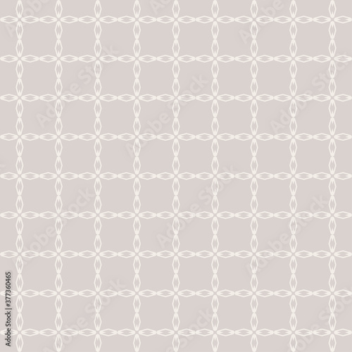 Simple seamless background with geometric shapes. Retro style. Gray and white colors. Vector image