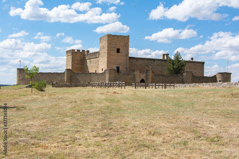The famous medieval castle of Pedraza in the province of Segovia (Spain)