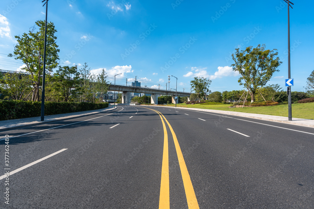 Fototapeta premium road in city