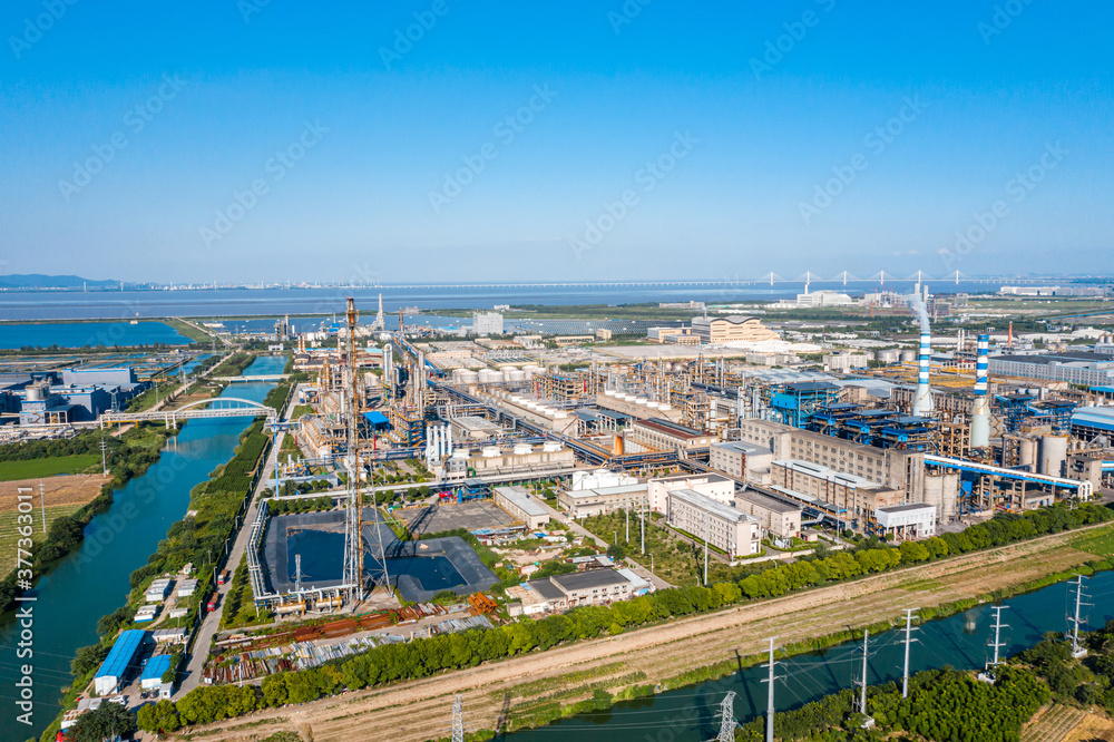 Fototapeta premium factory plant