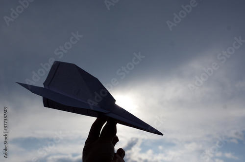 avion en papier 