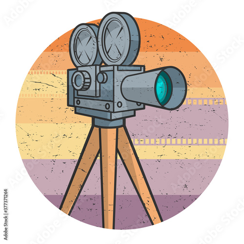 Vintage Cinema Film Camera