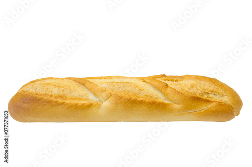 baguette de pain isolé sur un fond blanc