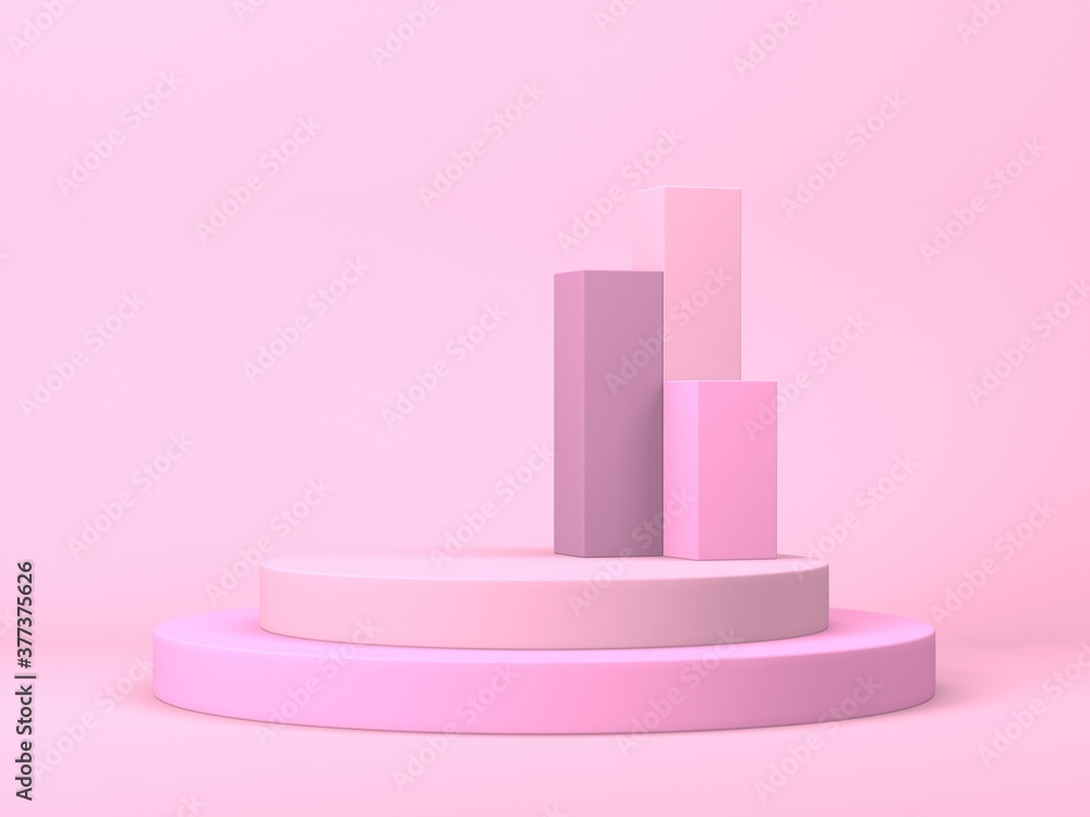 Abstract minimal scene with geometrical forms Abstract minimal scene with geometrical forms
