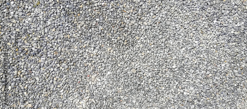 texture of gravel stones on ground background photo