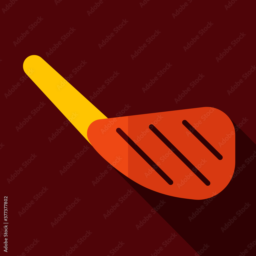 Single piece of chop lamb with bone vector icon Single piece of chop lamb with bone vector icon