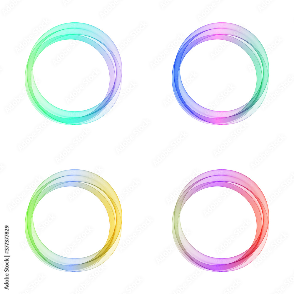 Colored abstract set of backgrounds with circles. eps 10 Colored abstract set of backgrounds with circles. eps 10