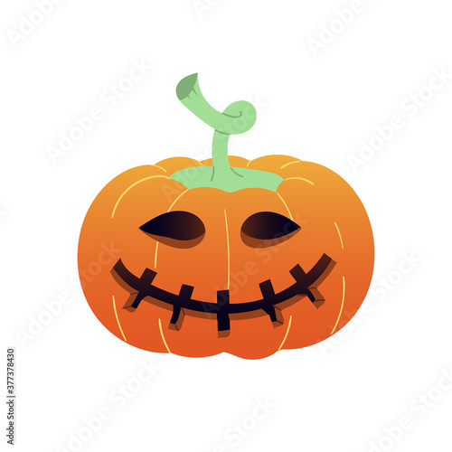 Halloween Pumpkin isolated ...