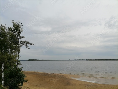 beach and clouds