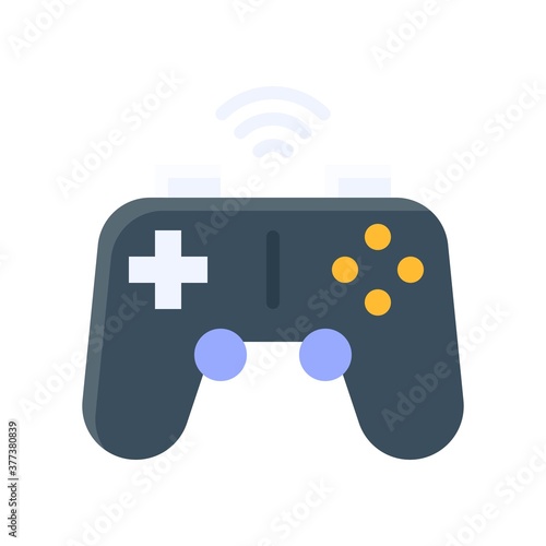 free time related wireless game buttons board or controller vector in flat style,