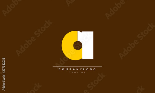 AR Abstract initial monogram letter alphabet logo design