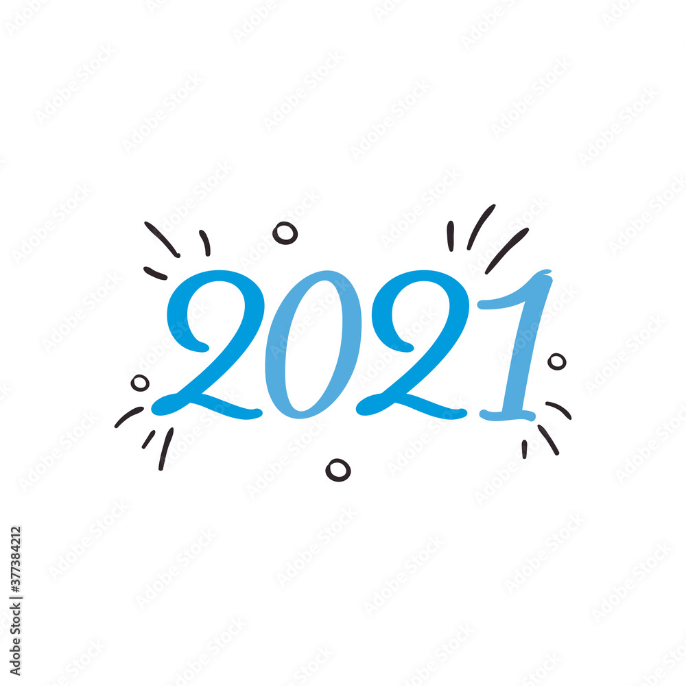 2021 with lines flat style icon vector design 2021 with lines flat style icon vector design