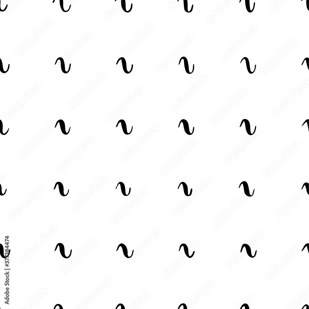 Waves. Vector seamless pattern. Handdrawn with brush and traced. Black and white, customized color. For printing on fabric or paper. Simple abstract graphic surface pattern design.
Waves. Vector seamless pattern. Handdrawn with brush and traced. Black and white, customized color. For printing on fabric or paper. Simple abstract graphic surface pattern design.