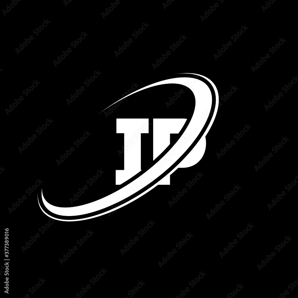 Ip Letter IP logo. I P design. White IP letter. IP/I P letter logo design ...