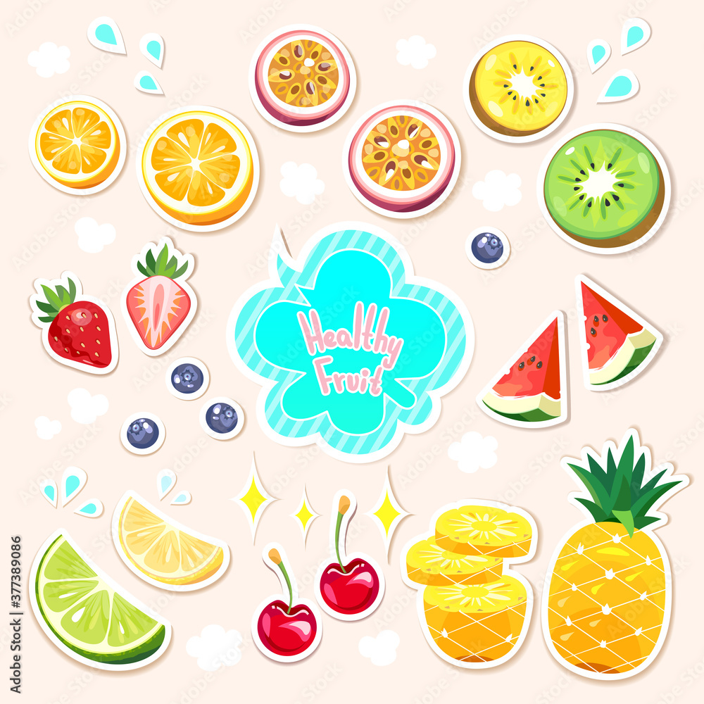 Healthy and juicy fruits for summer time. Healthy and juicy fruits for summer time.