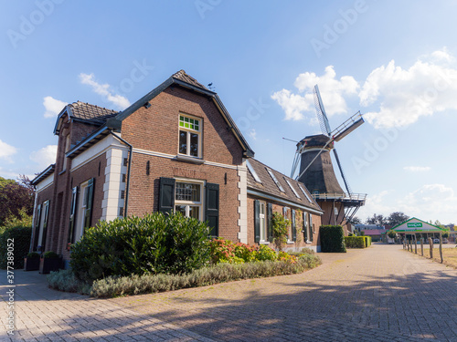 Historic buildings in the town of Vorden, The Netherlands photo