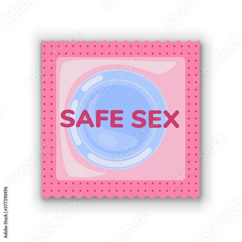 Condom Plastic Package with Obvious Circle Product Shape