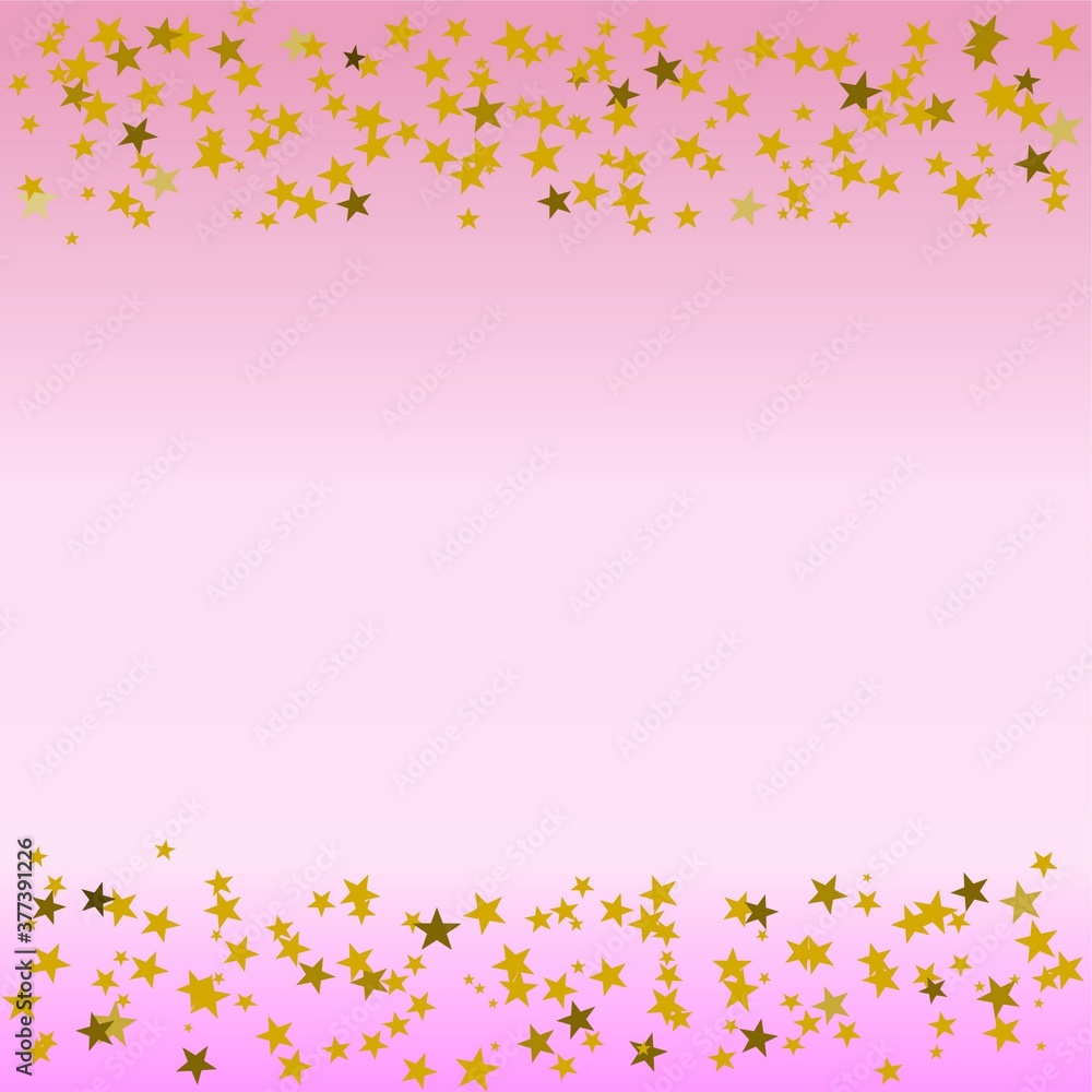stars confetti frame gold and pink colors background
stars confetti frame gold and pink colors background