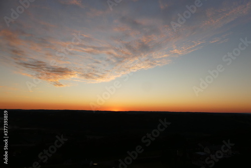 Sonnenuntergang in der Steiermark