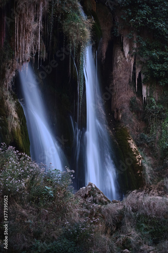 waterfall in the forest long exposure  © Marinko
