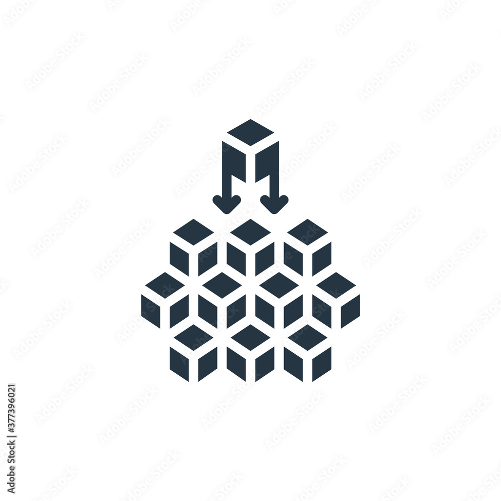 modules icon. Glyph modules icon for website design and mobile, app ...