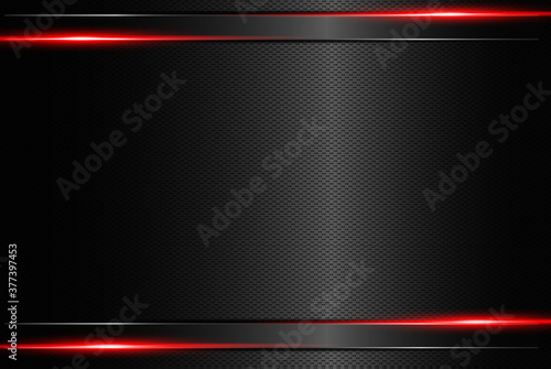 abstract metallic red black frame layout design tech innovation concept background