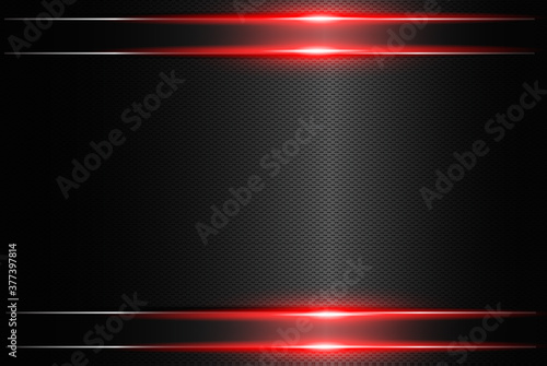 abstract metallic red black frame layout design tech innovation concept background