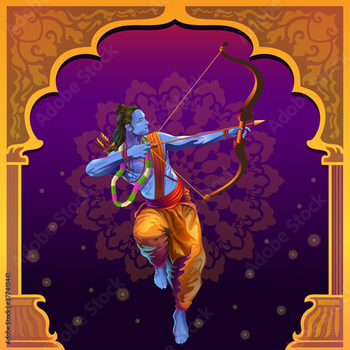 Dussehra wishes with rama