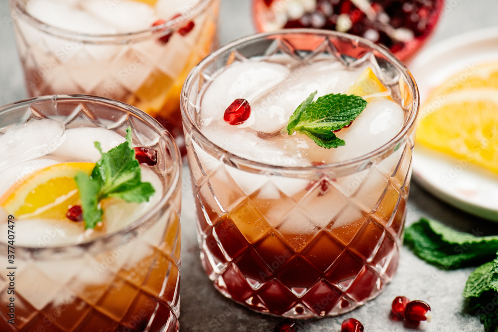 Pomegranate Punch Cocktail Pomegranate Punch Cocktail