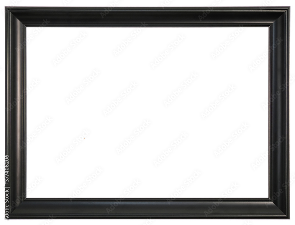 Black frame on white background Black frame on white background