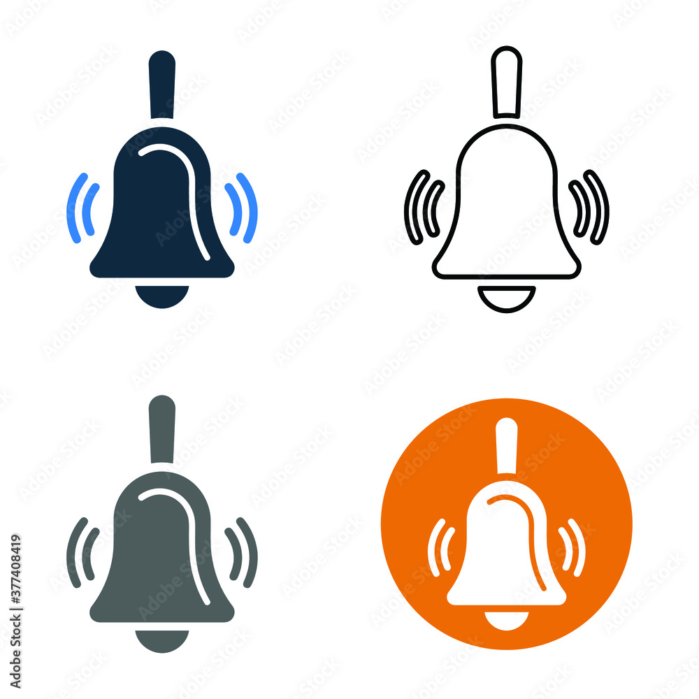 Bell, notification, handbell icon Bell, notification, handbell icon