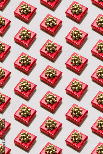 Gift box seamless pattern