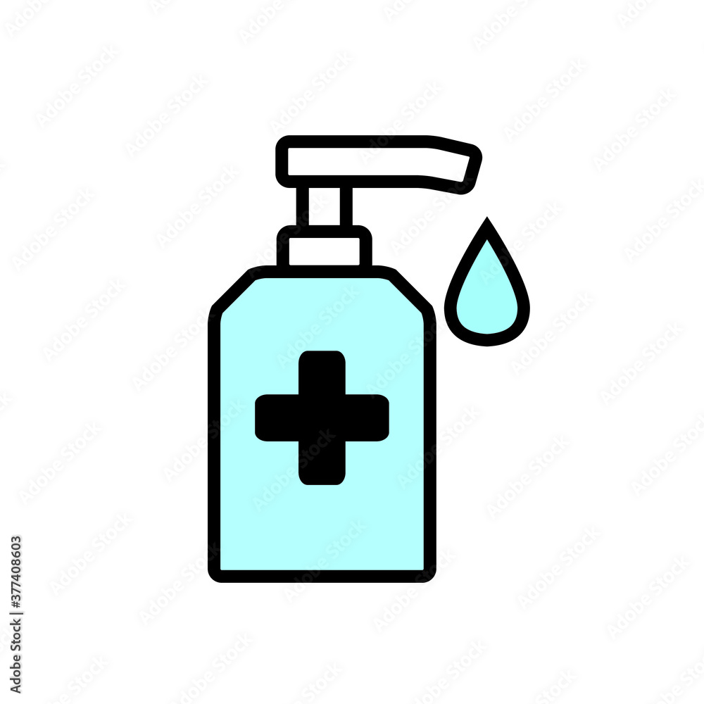 vector hand sanitizer icon vector hand sanitizer icon