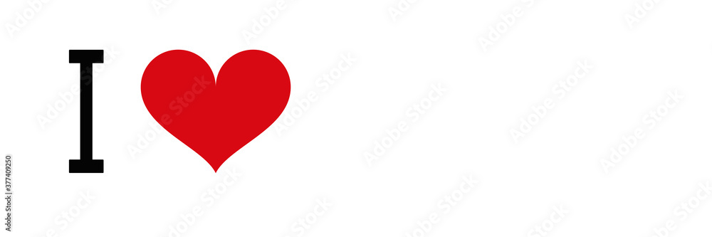 Red heart arranged on white background with letter