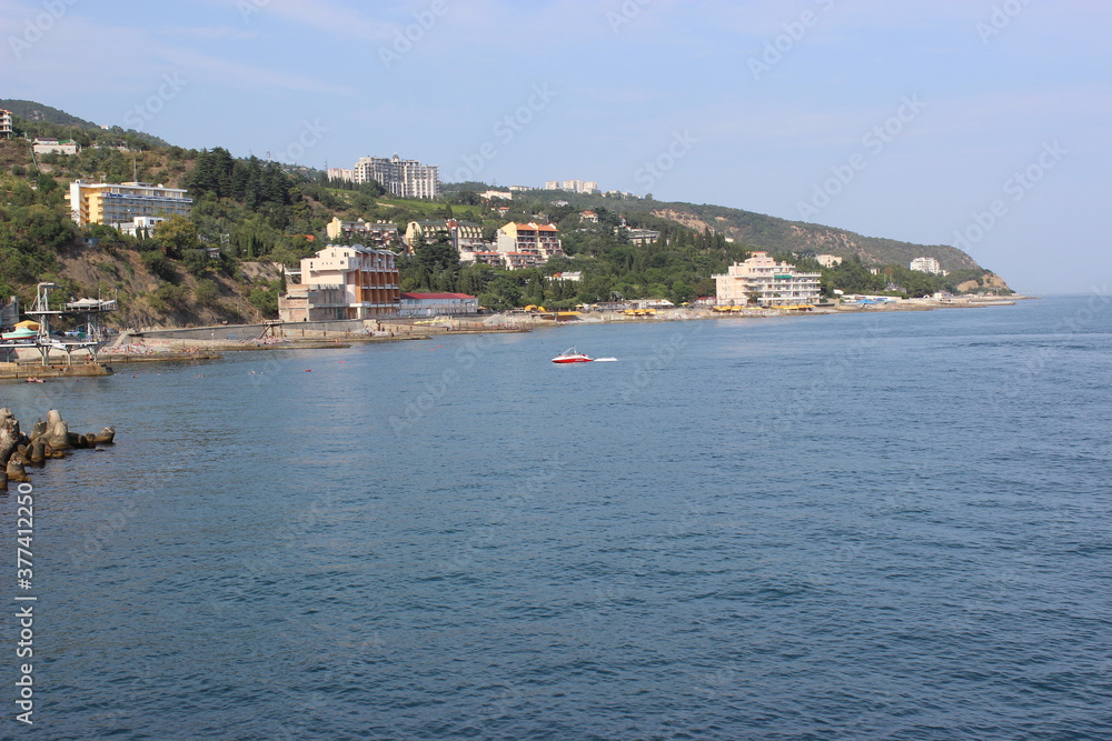 Coast of the southern coast of Crimea