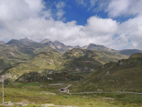 mountain village in the mountains photo