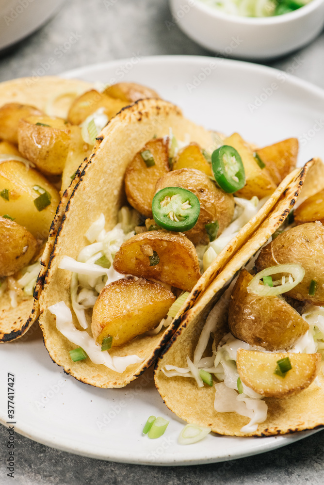 Spicy Crispy Potato Tacos Spicy Crispy Potato Tacos