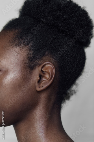 Closeup of an African Woman photo
