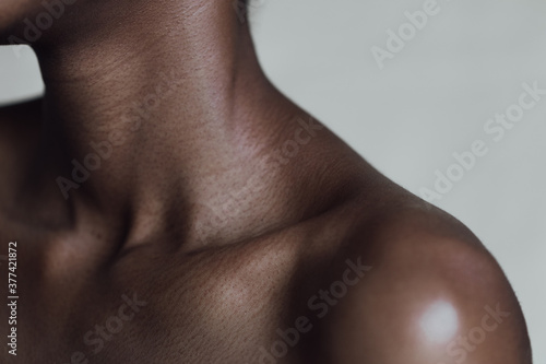 Closeup of an African Woman