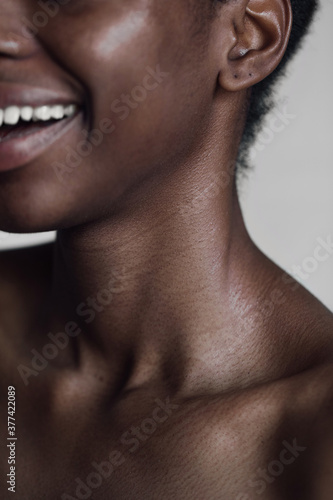 Closeup of an African Woman
