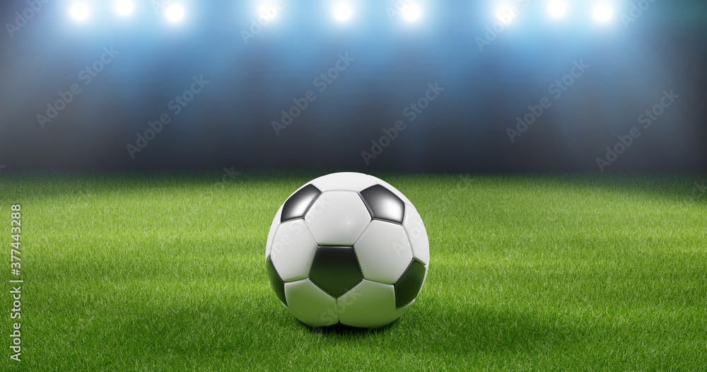 Fototapeta premium Soccer events through the corona virus time