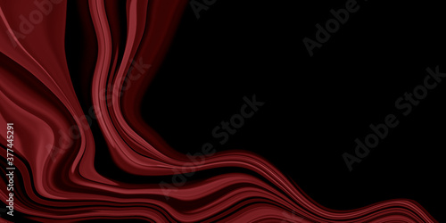 Abstract 3d twisted line rendering soft texture modern background design