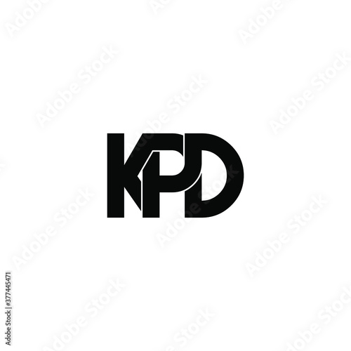 kpd letter original monogram logo design