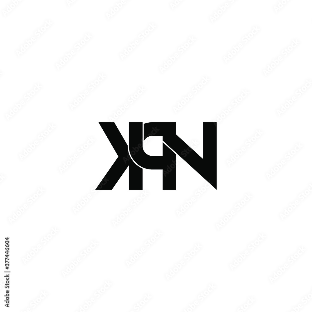 kpn letter original monogram logo design kpn letter original monogram logo design